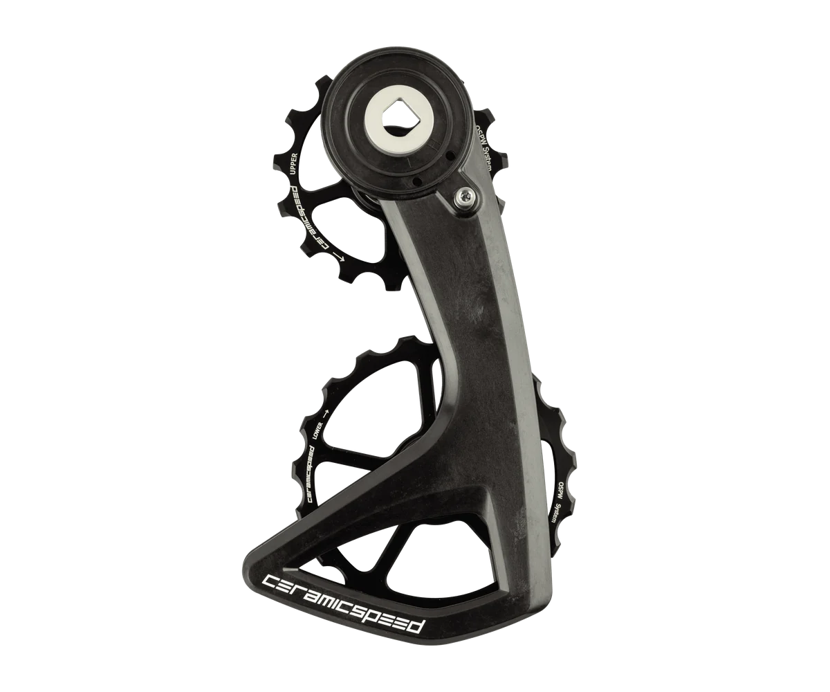 Cambio Trasero CeramicSpeed OSPW RS 5-Radios SRAM Red/Force AXS Negro