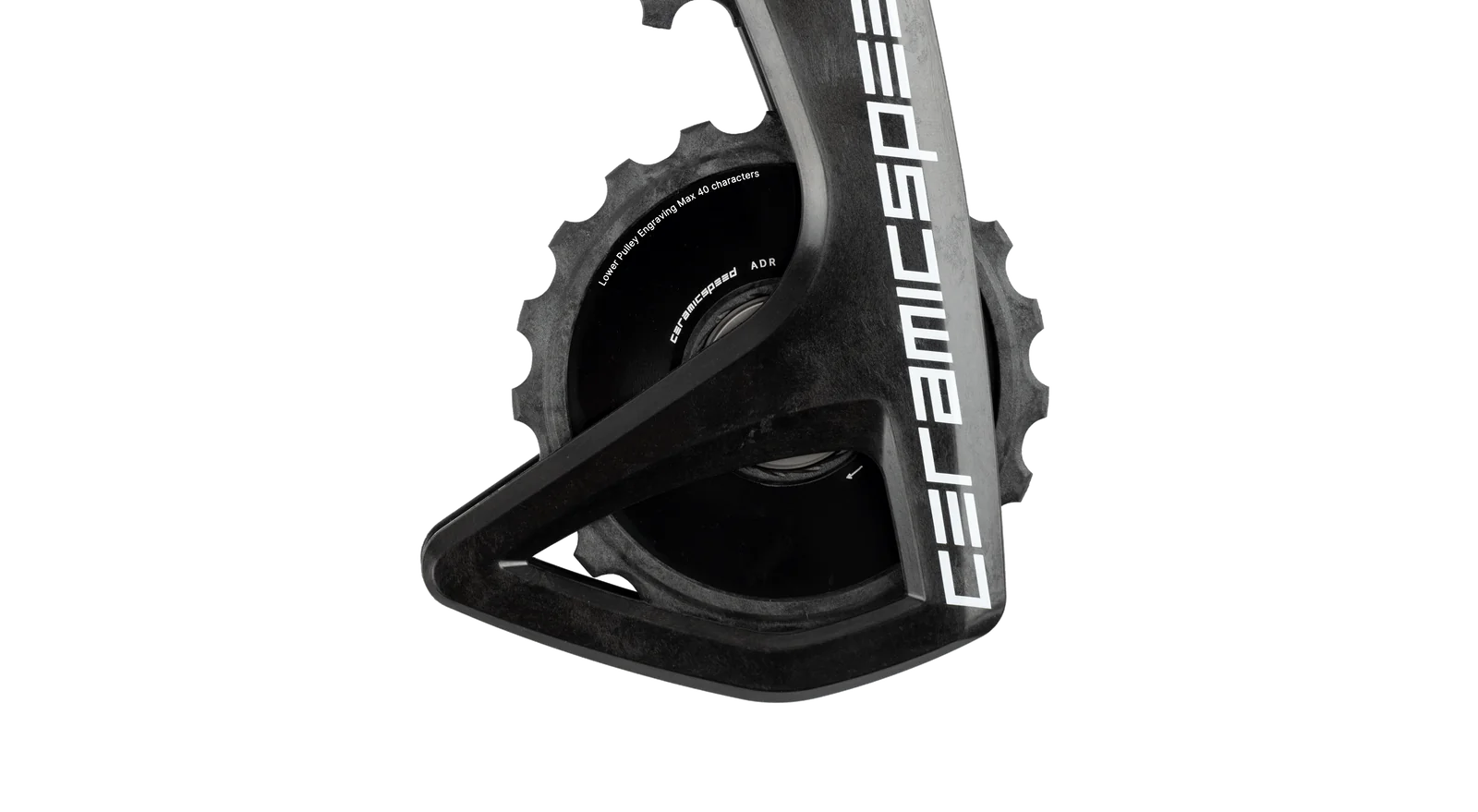 Cambio Trasero CeramicSpeed OSPW RS ALPHA SRAM Red/Force AXS Negro TEAM