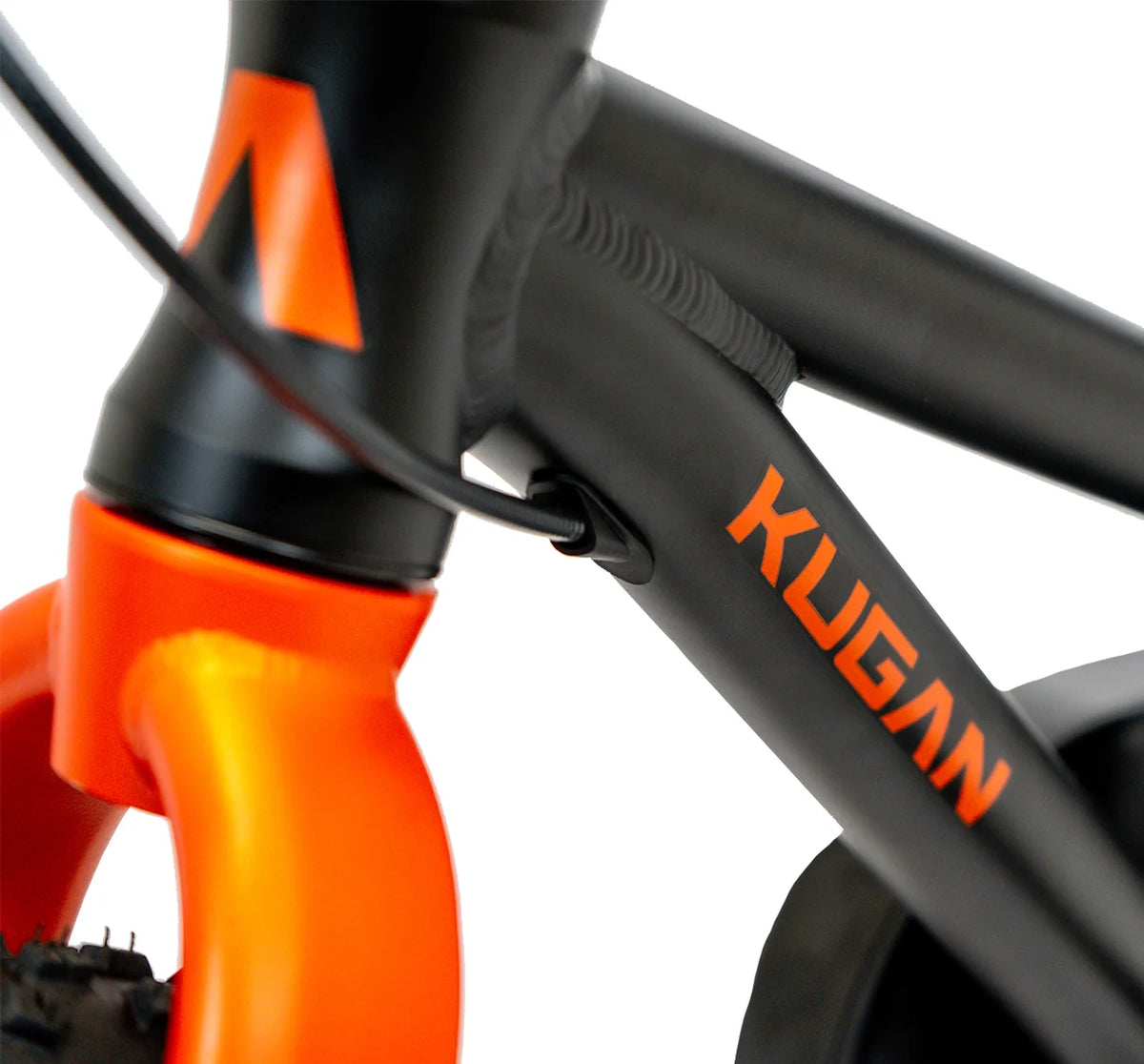 Bicicleta Niño Kugan Dual Ride 12 Black Orange