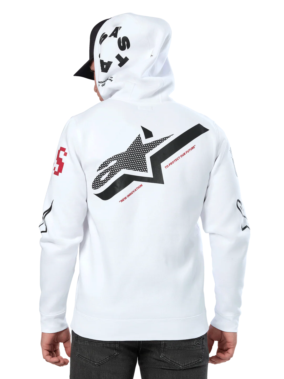 Polerón Alpinestars Variegate Blanco