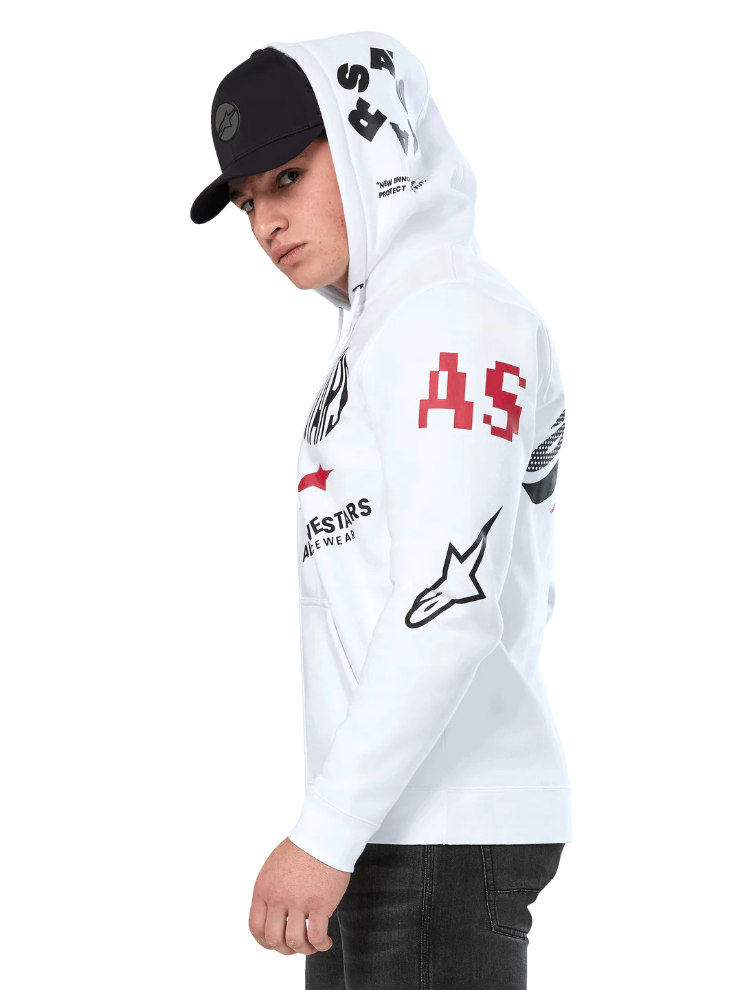 Polerón Alpinestars Variegate Blanco