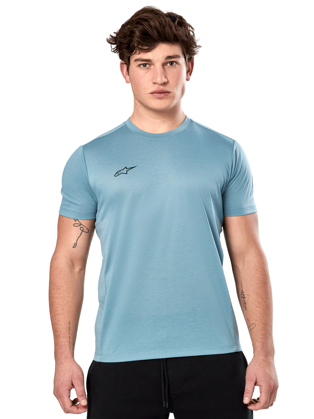 Polera Alto Rendimineto Alpinestars Point Azul Claro