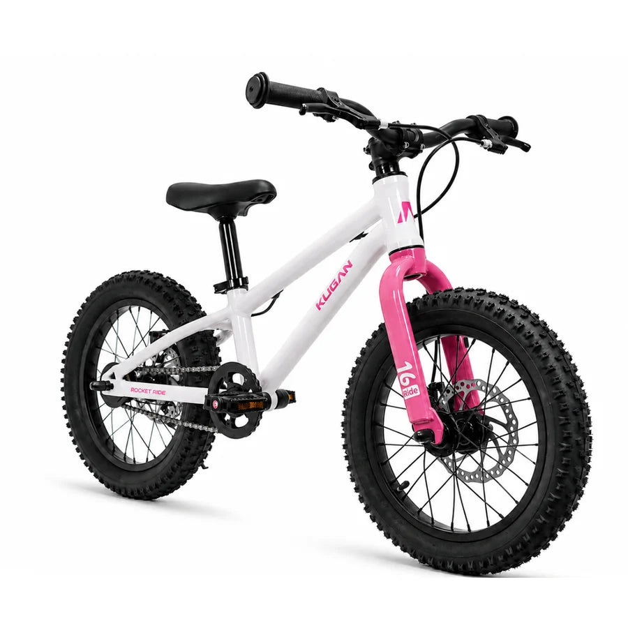 Bicicleta Niño kugan Rocket Ride 16 White Pink