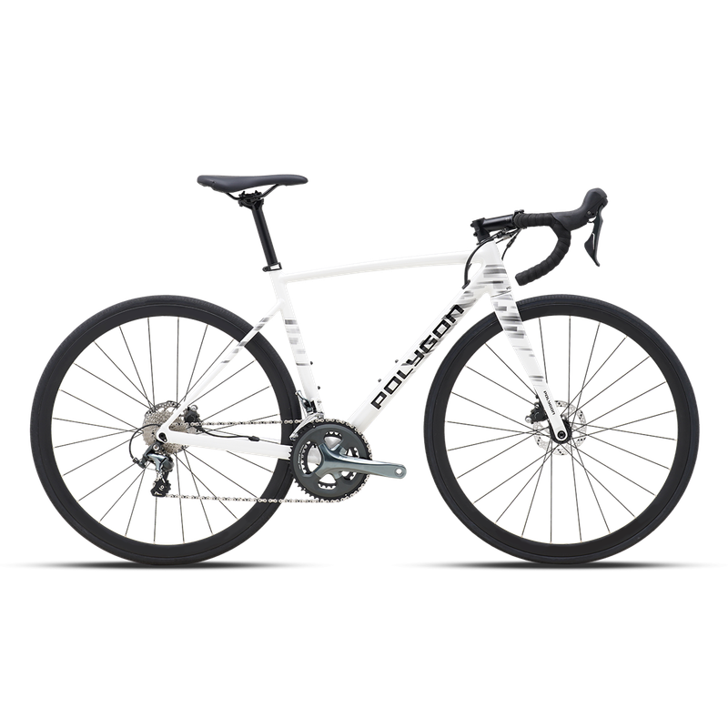 Polygon Bicicleta Ruta Strattos S4D WHITE/BLK - Tiagra 10v