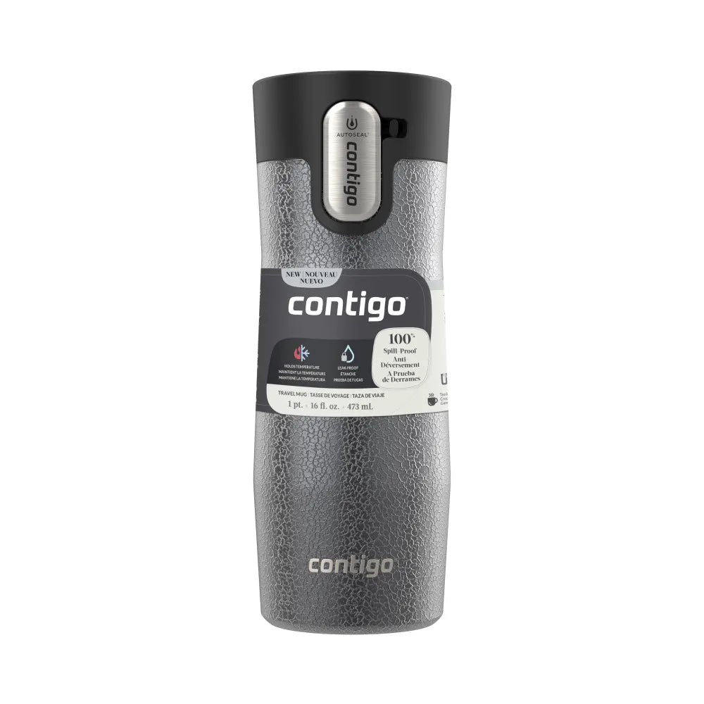 Coleman Mug Contigo® West Loop AUTOSEAL® 473 ml, Gris Cristalino