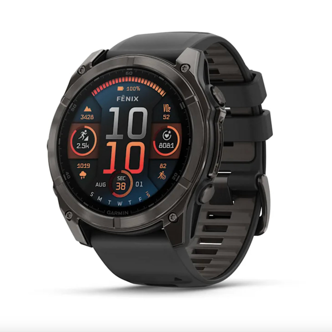 Smart Watch fēnix® 8 Garmin – 51mm Amoled Sapphire Graphite
