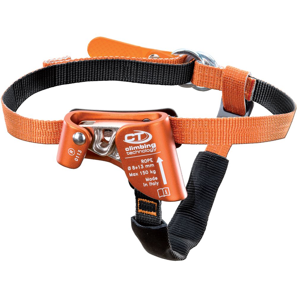 Bloqueador Quick Step-S Climbing Technology Pie Derecho Naranja