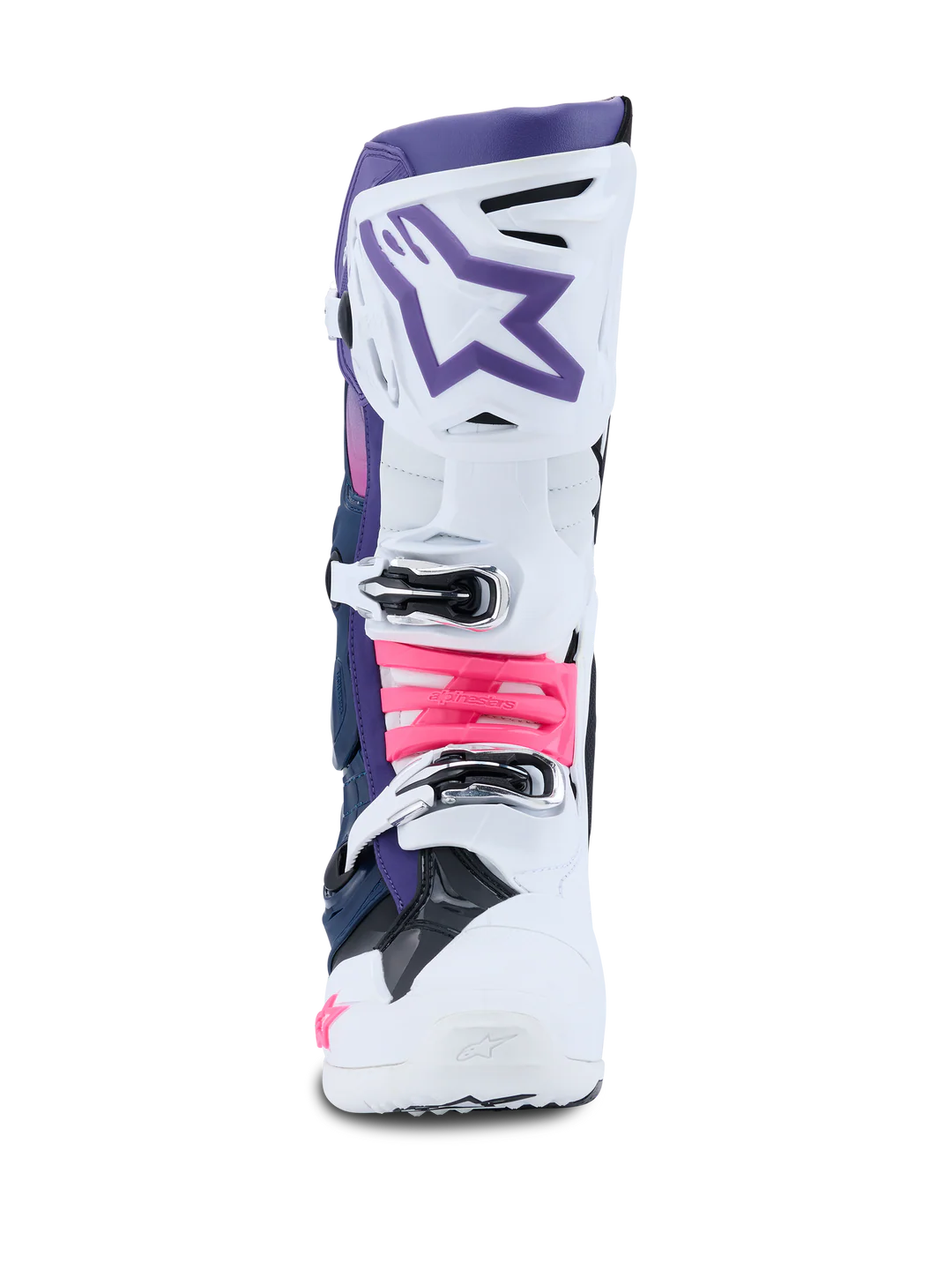Botas de Moto Alpinestars Tech 10 Blanco Violeta