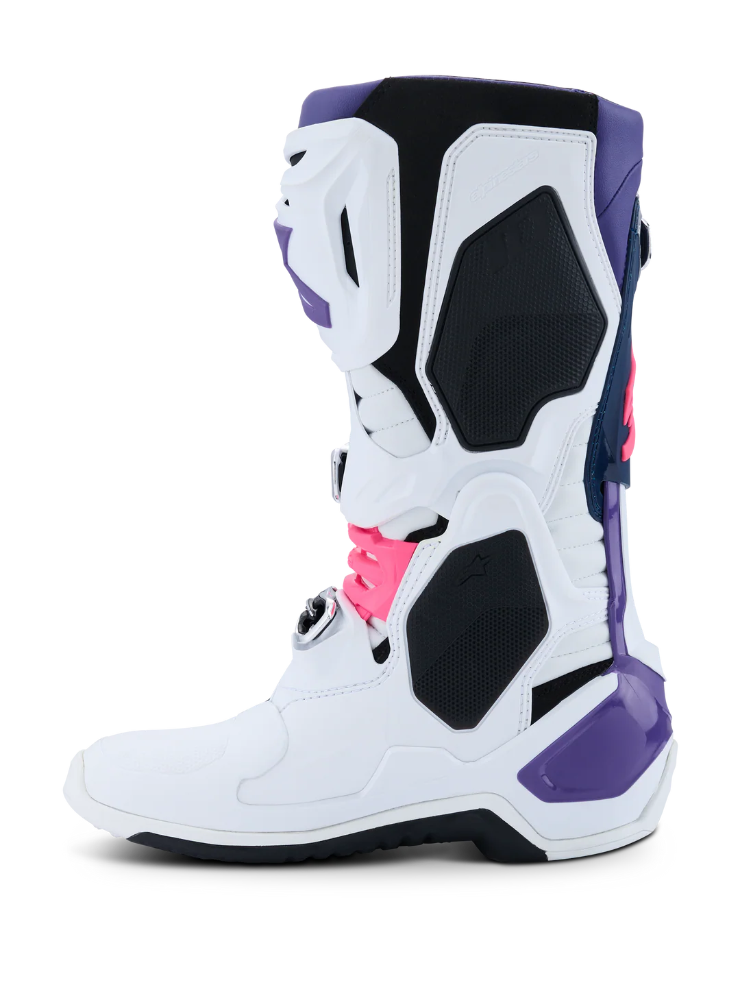 Botas de Moto Alpinestars Tech 10 Blanco Violeta