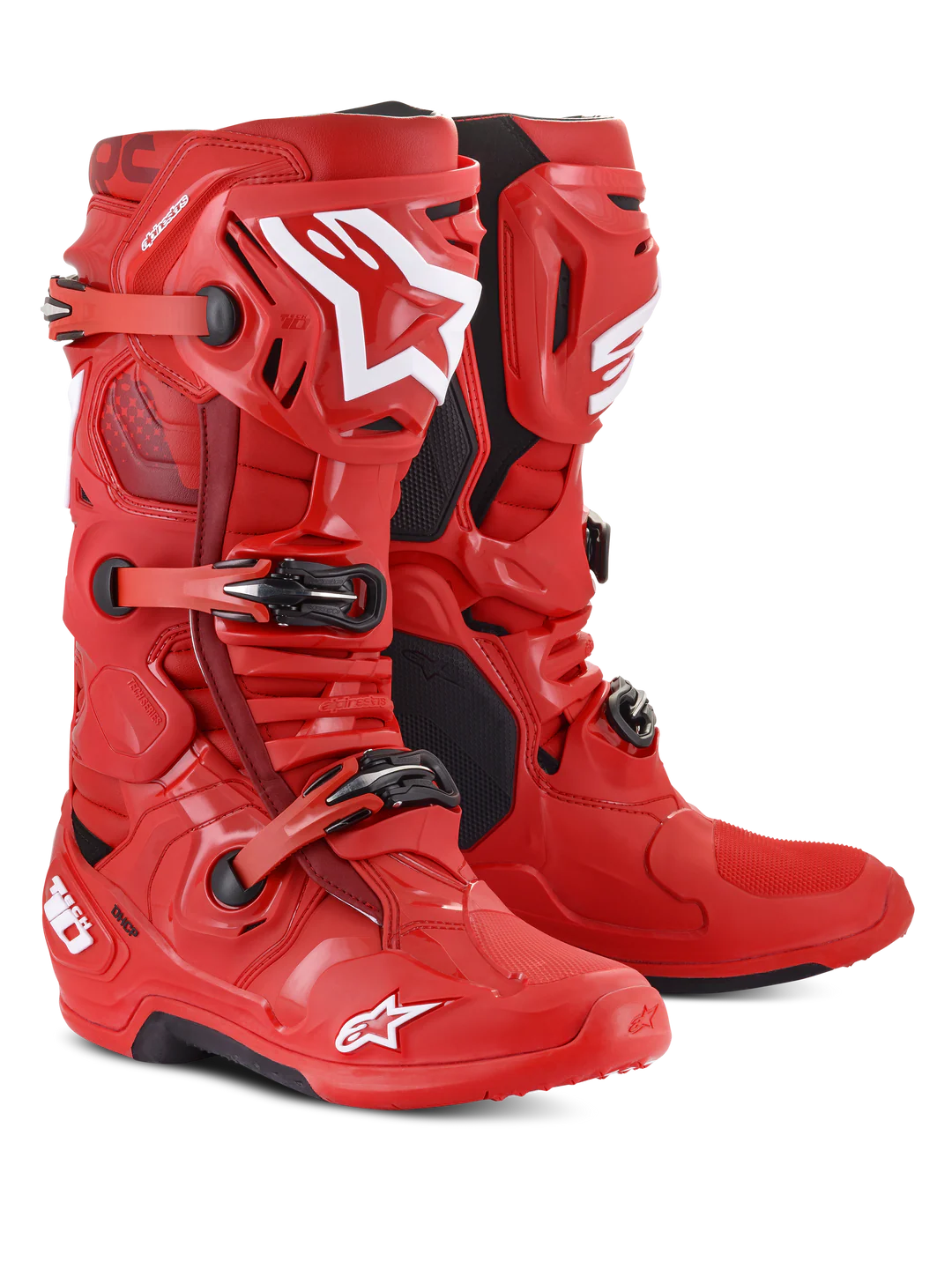 Botas de Moto Alpinestars Tech 10 Rojo
