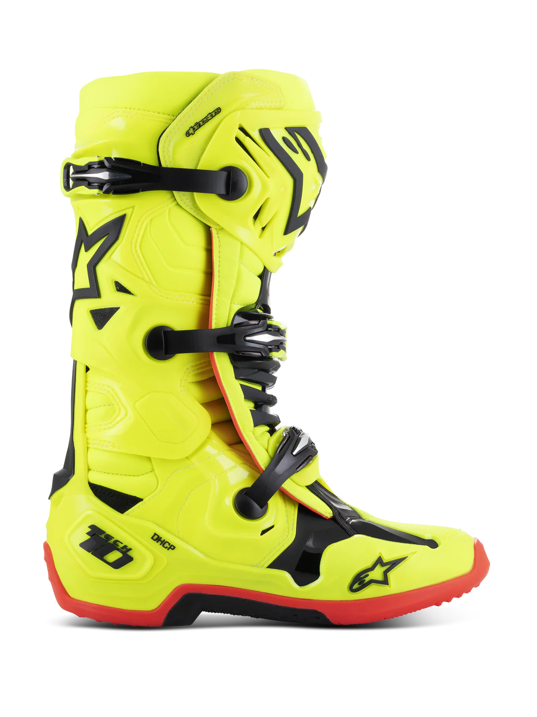 Botas de Moto Alpinestars Tech 10 Amarillo Fluor