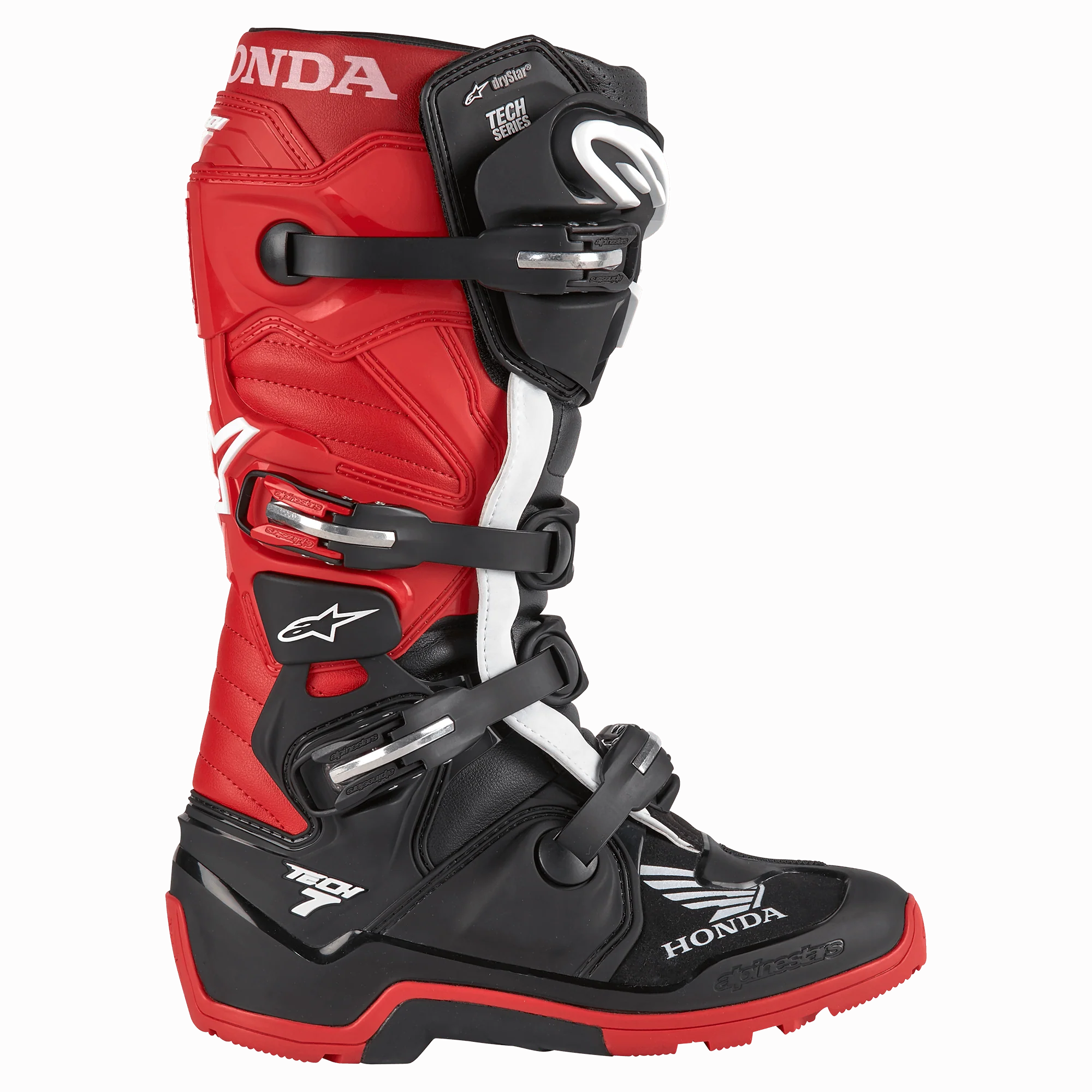 Botas de Moto Alpinestars Honda Tech 7 Enduro Drystar® Negro/Rojo