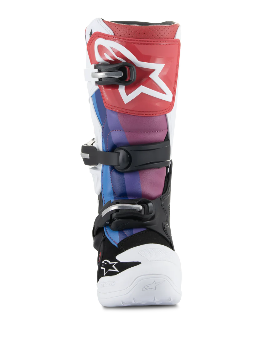 Botas de Moto Alpinestars Tech 7S Juveniles Blanco Negro