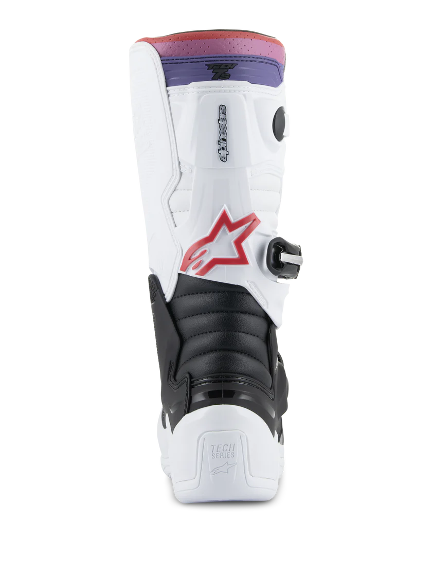Botas de Moto Alpinestars Tech 7S Juveniles Blanco Negro