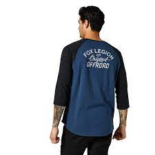 Polera Lifestyle Raglan Original Speed 3/4 Azul Fox - Rideshop