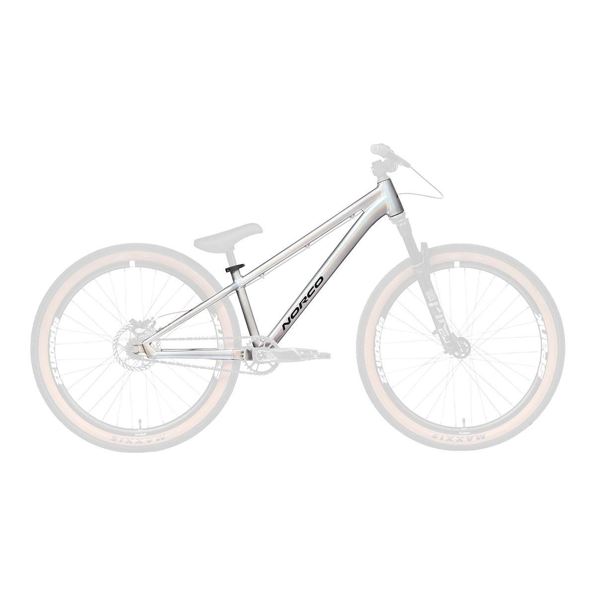 Cuadro Bicicleta Rampage 2 Dirt Aro 26" Plata/Negro Norco