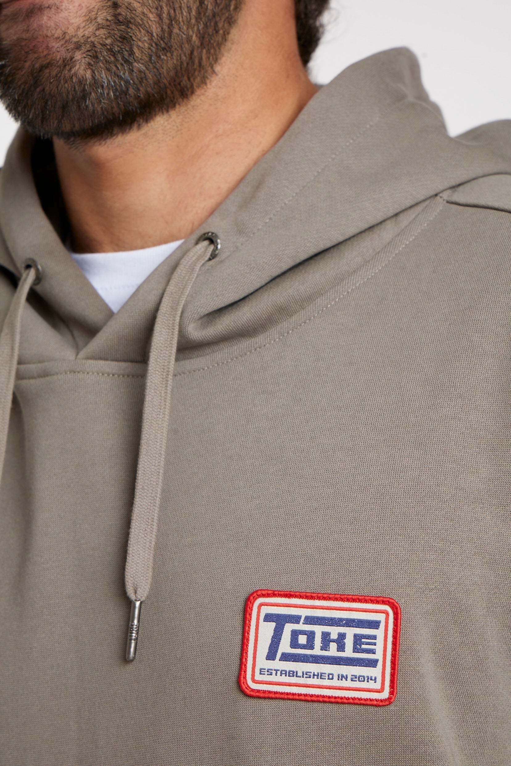 Hoodie Gris Hombre Toke