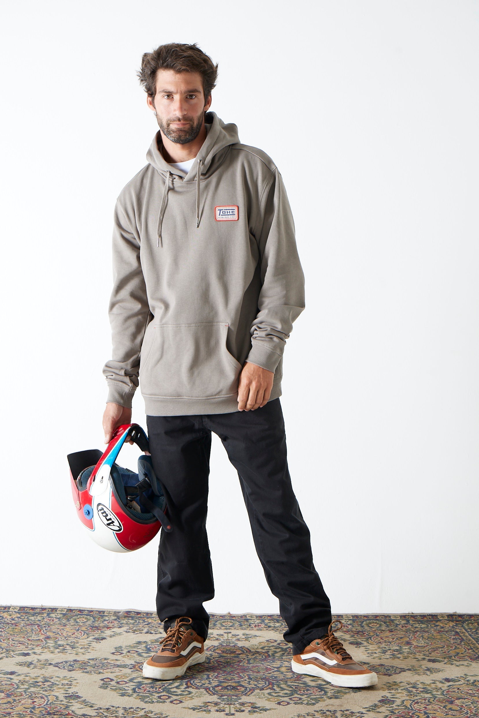 Hoodie Gris Hombre Toke