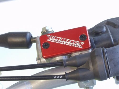 Works Connection - Tapa freno delantero Azul Kawasaki / Suzuki