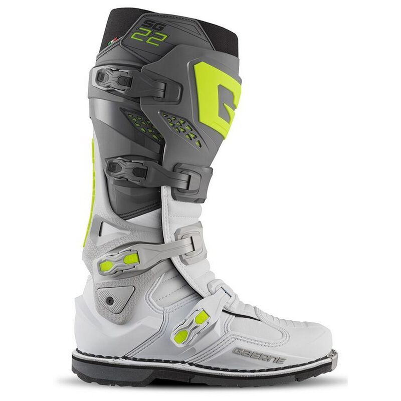 Gaerne Botas Motocross / Enduro SG22 Anthracite White Grey - Rideshop