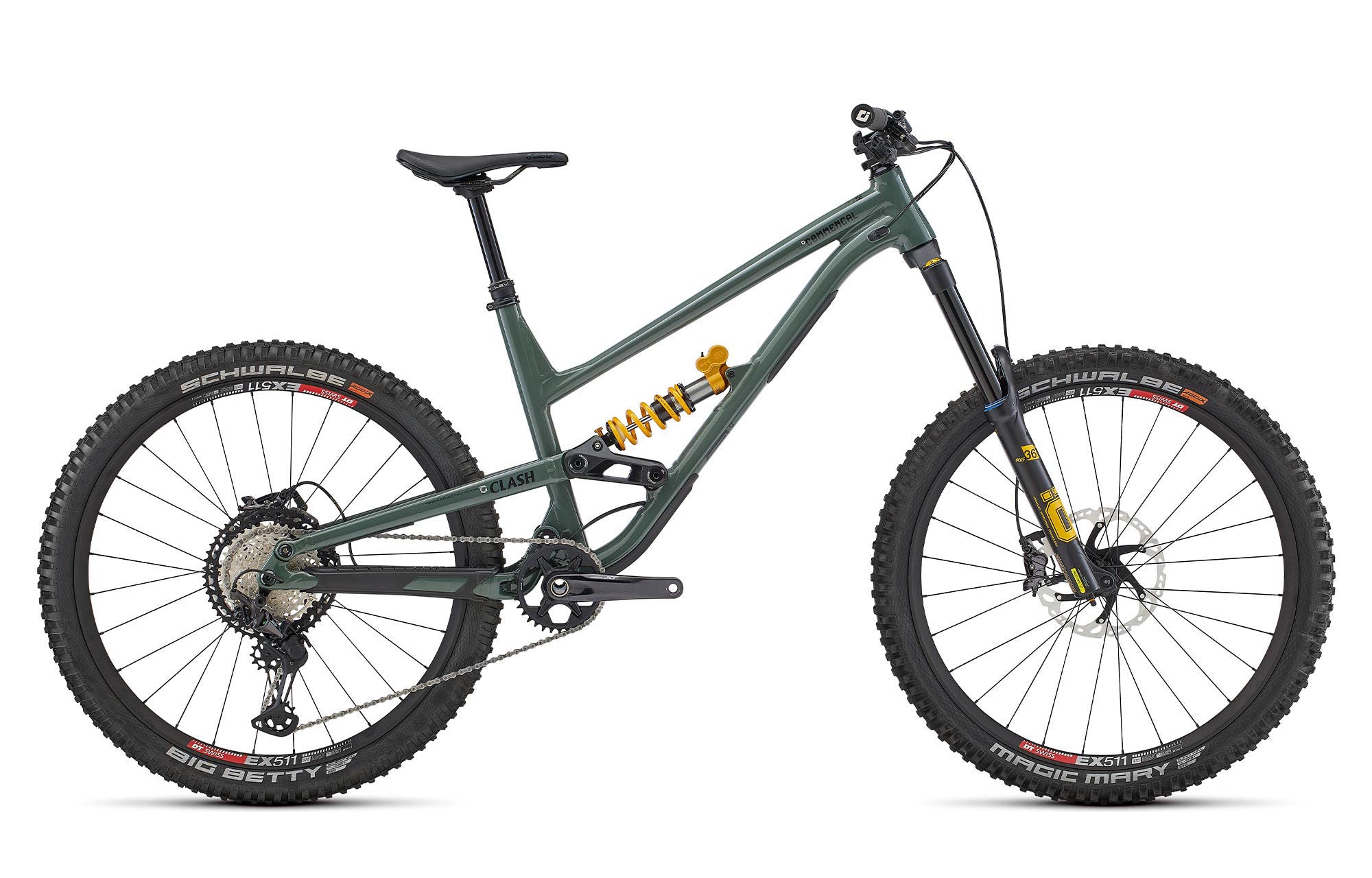 Bicicleta Enduro Commencal Clash Ohlins Edition Keswick Green