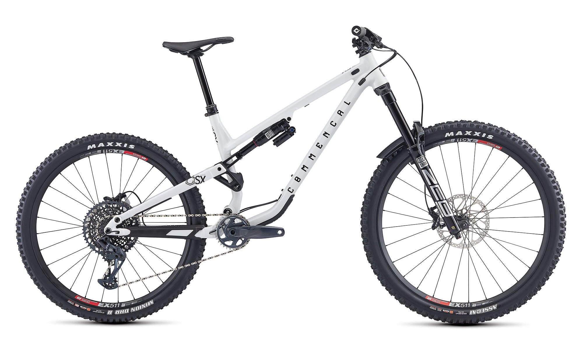 Bicicleta Enduro Commencal Meta SX V4 Race Pure White