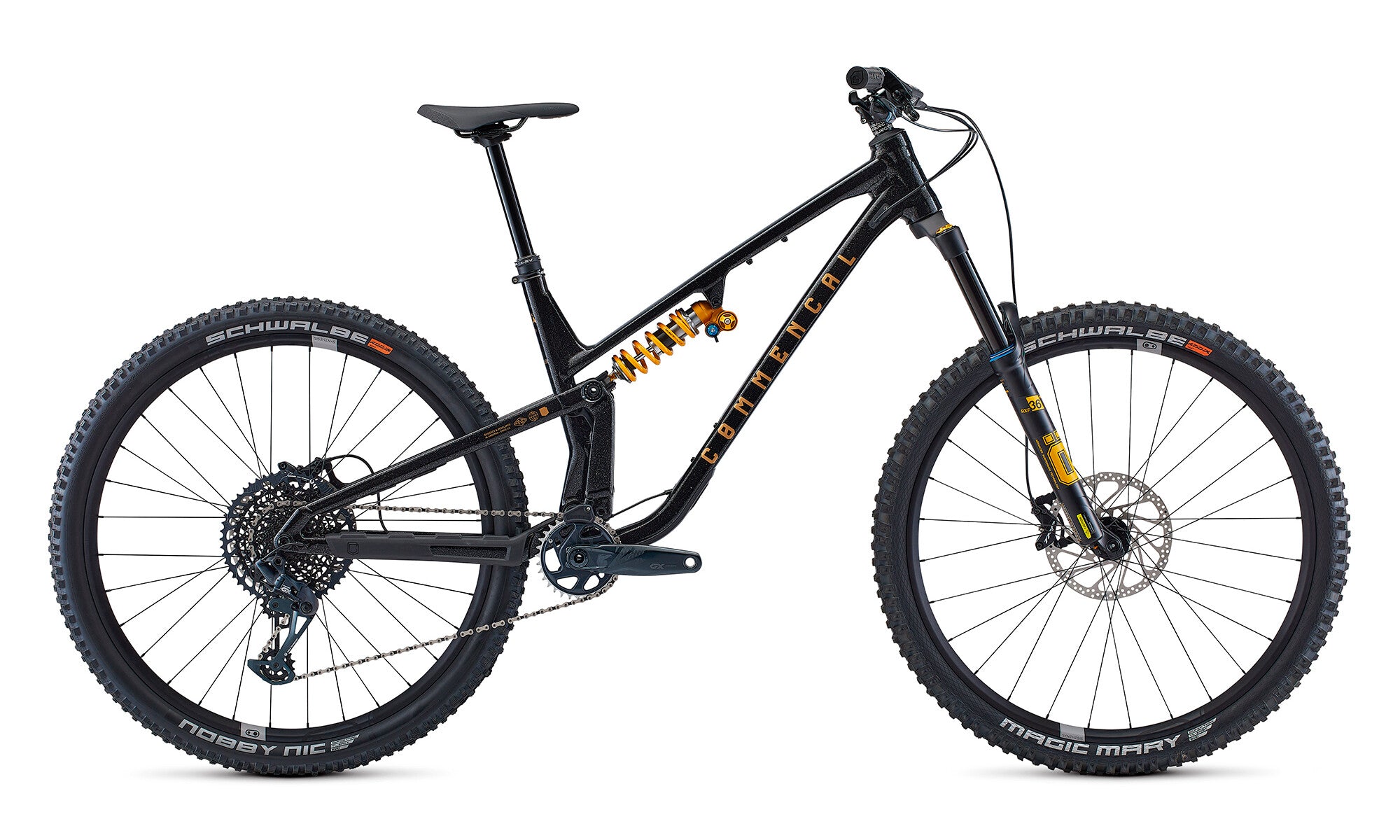 Bicicleta Enduro Commencal Meta V5 Ohlins Edition Glittery Black