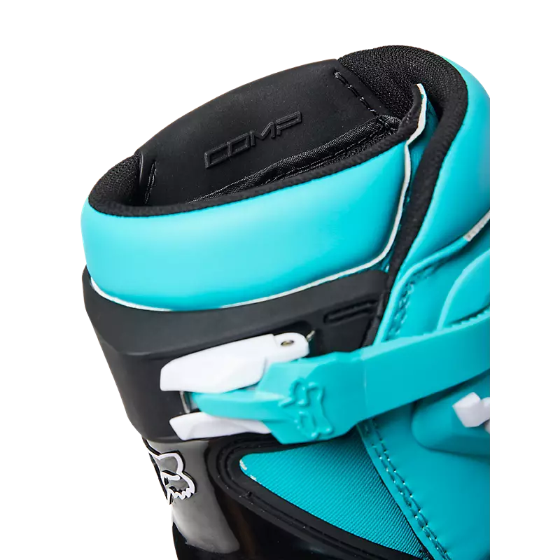 FOX Botas Moto Niño Comp Celeste - Rideshop