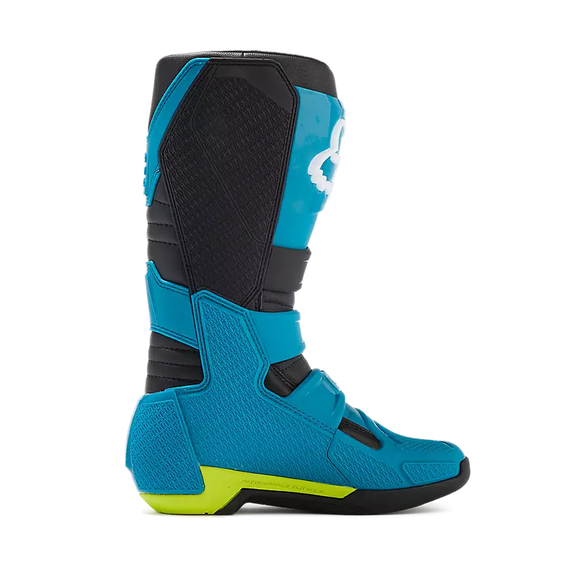 FOX Botas Moto Comp Celeste/Amarillo - Rideshop