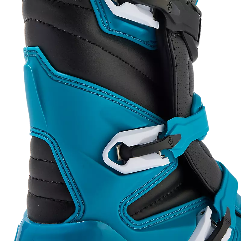 FOX Botas Moto Comp Celeste/Amarillo - Rideshop