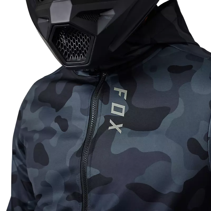 FOX Chaqueta Moto Defend Drive Windbloc® Zip Negro Camo - Rideshop