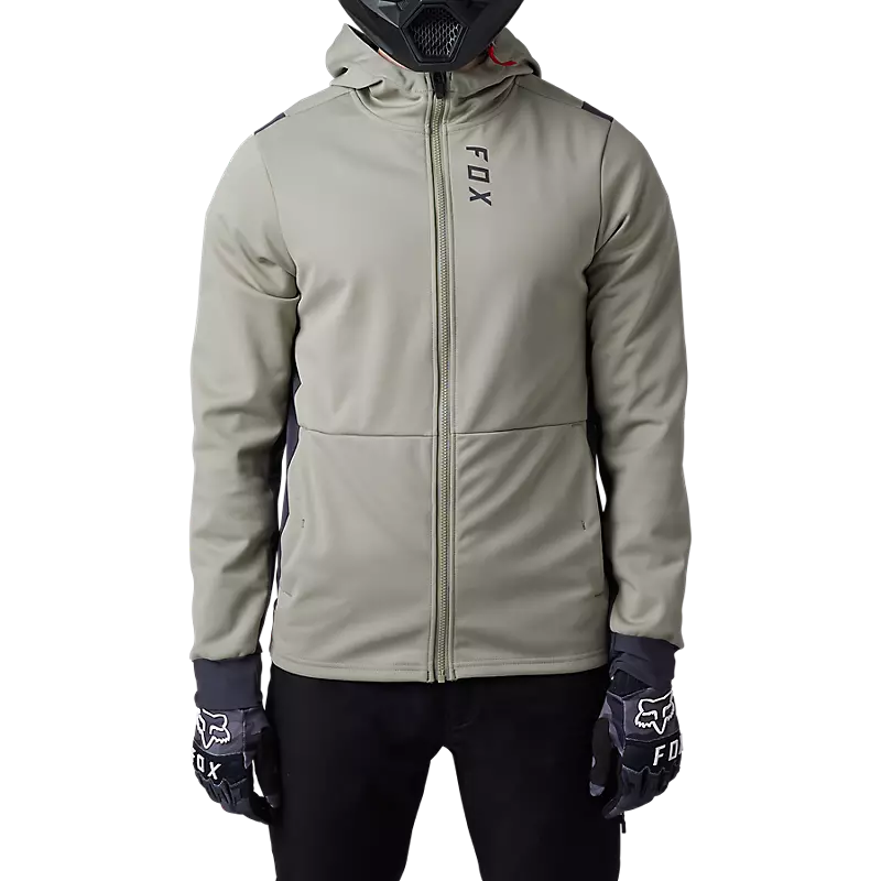 FOX Chaqueta Moto Defend Drive Windbloc® Zip Beige - Rideshop