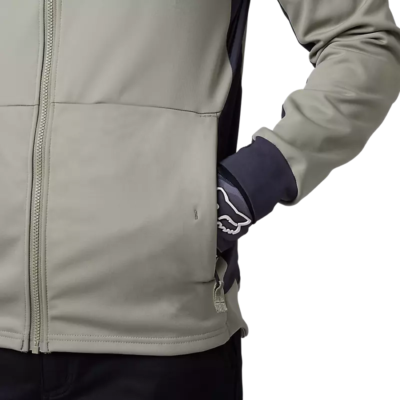 FOX Chaqueta Moto Defend Drive Windbloc® Zip Beige - Rideshop