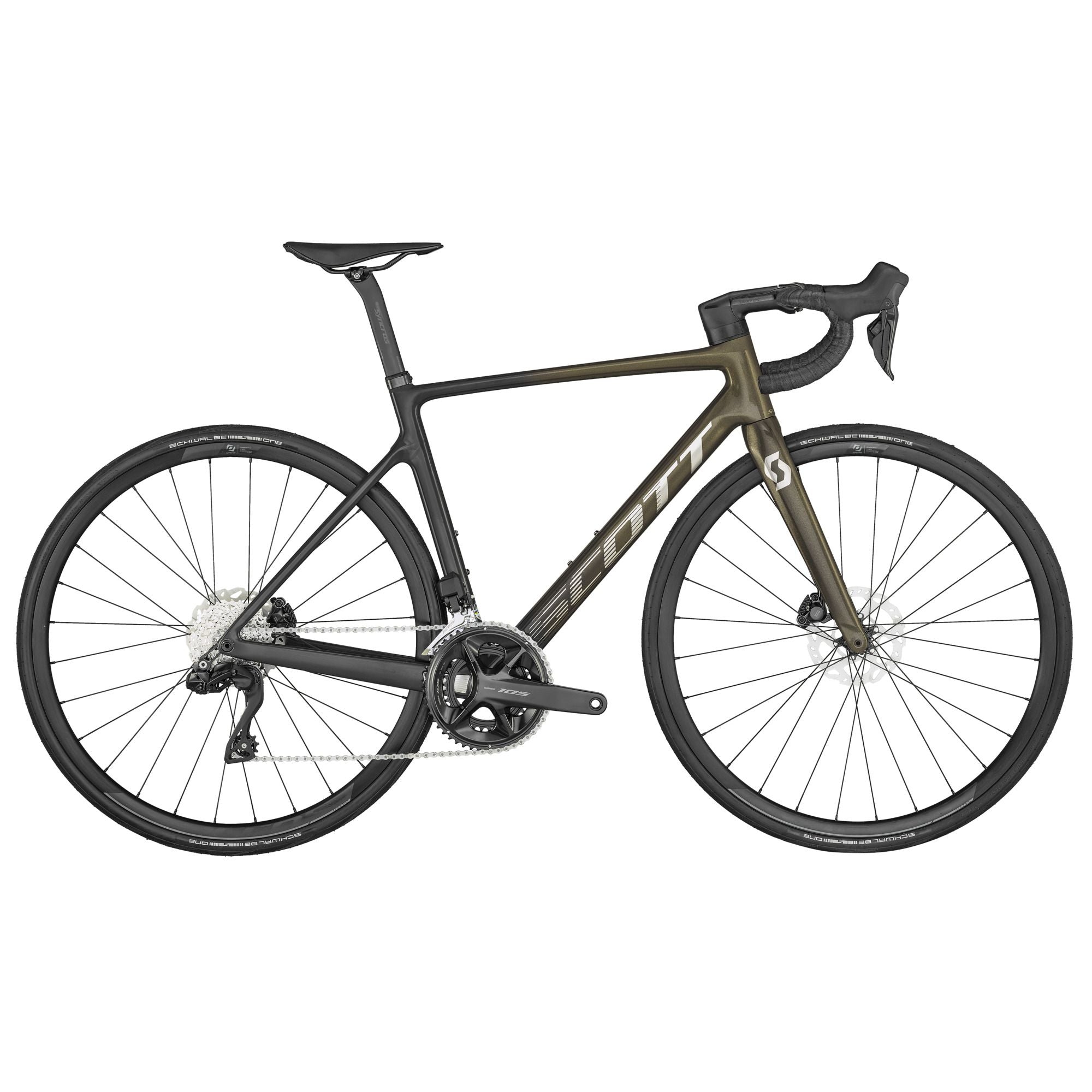 Bicicleta Ruta Scott Addict RC 40 Olivo