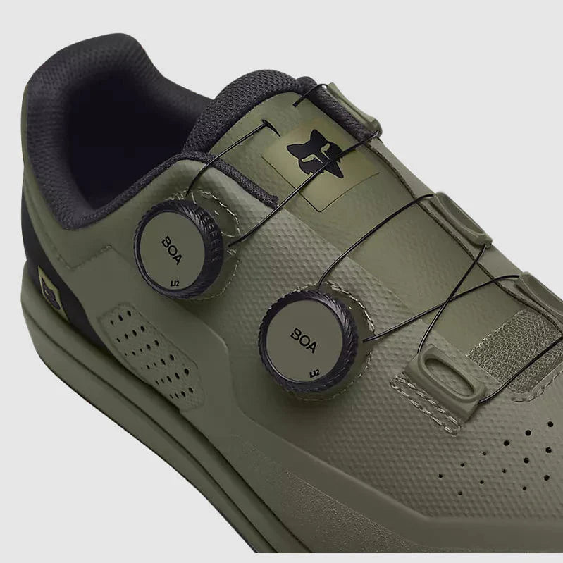 Zapatillas Bicicleta Fox Union BOA® Verde Oliva