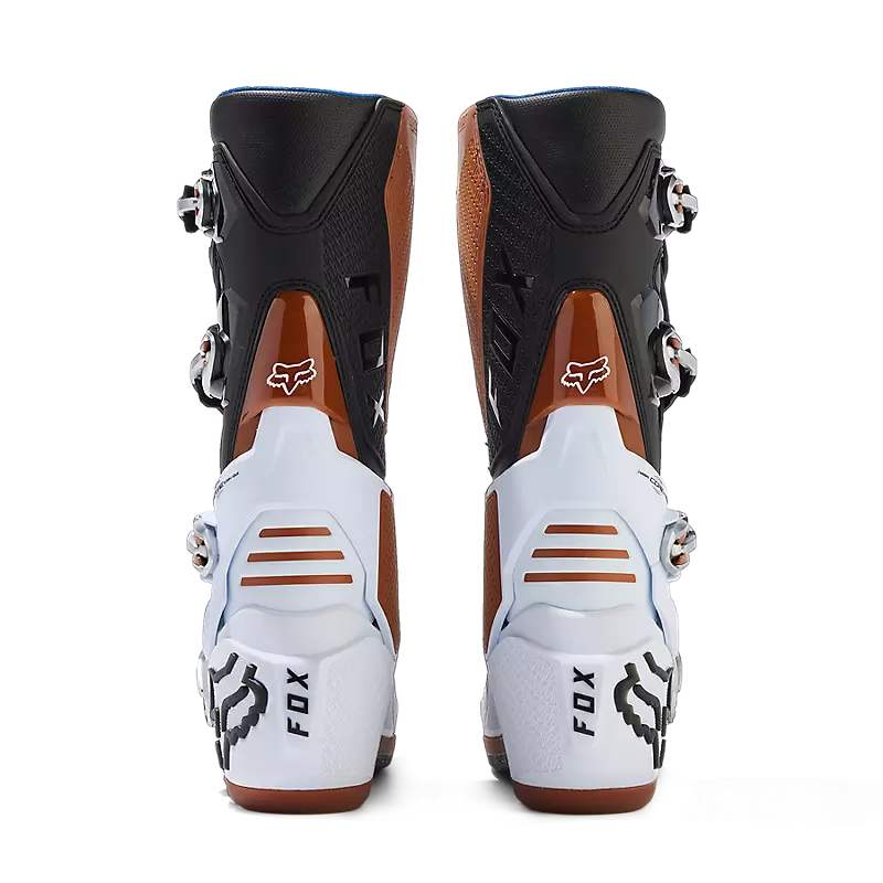 FOX Botas Moto Motion Blanco/Negro/Cafe - Rideshop