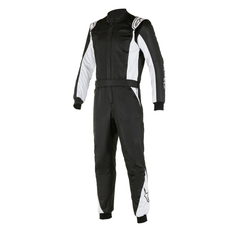 Buzo Auto Alpinestars Atom FIA Negro Blanco