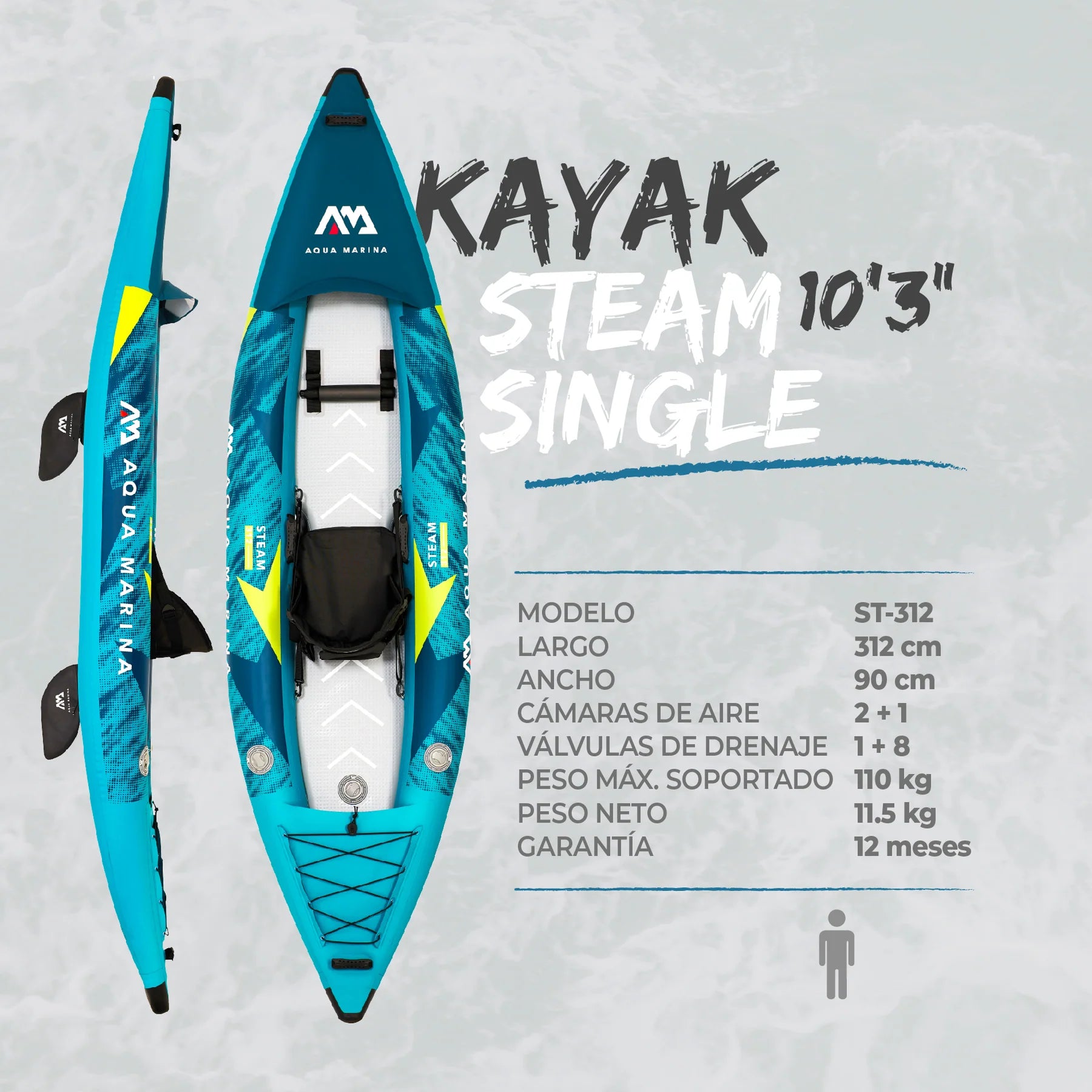 Kayak Aqua Marina Steam Single