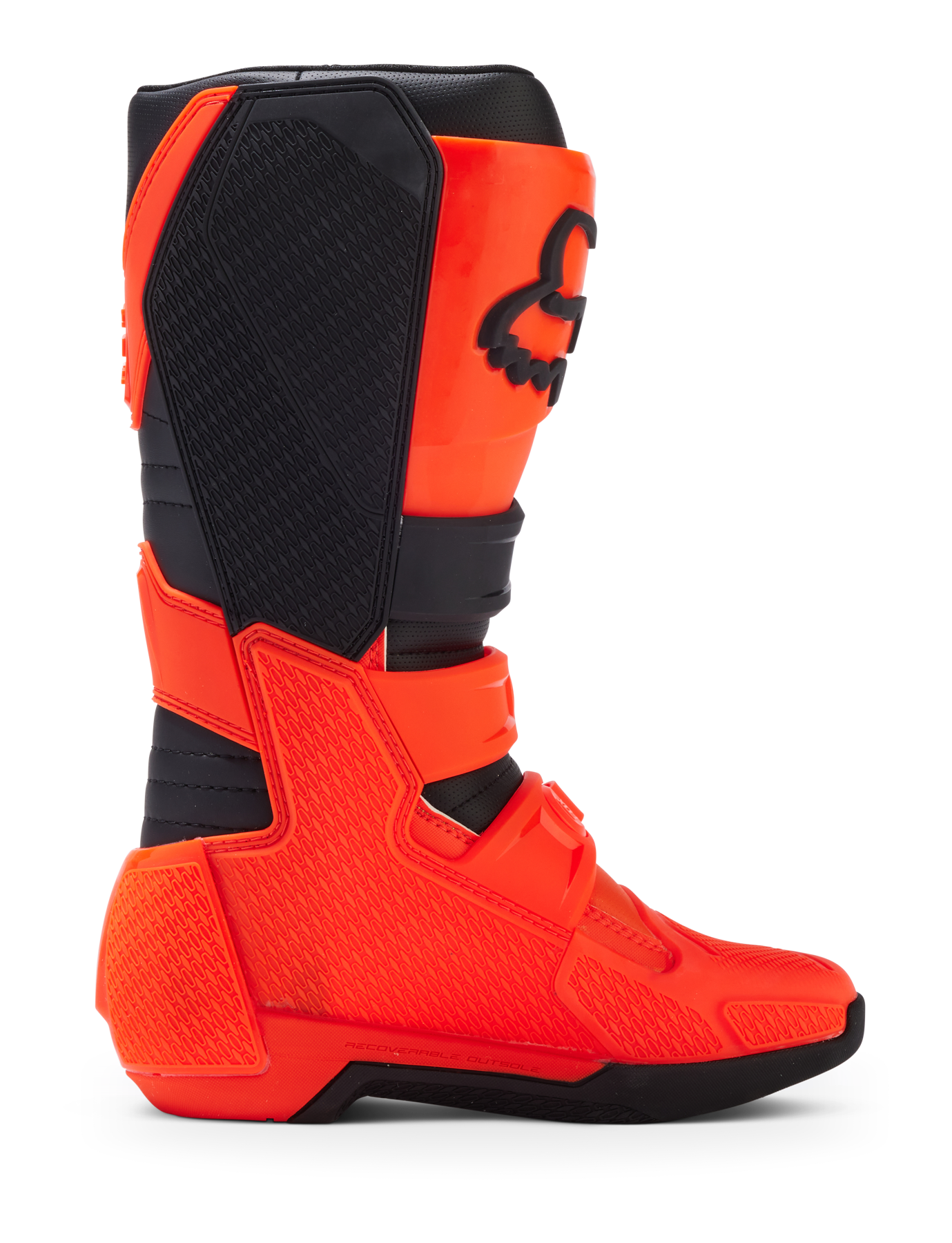 Botas Moto Niño Comp Naranjo Fluor Fox - Rideshop