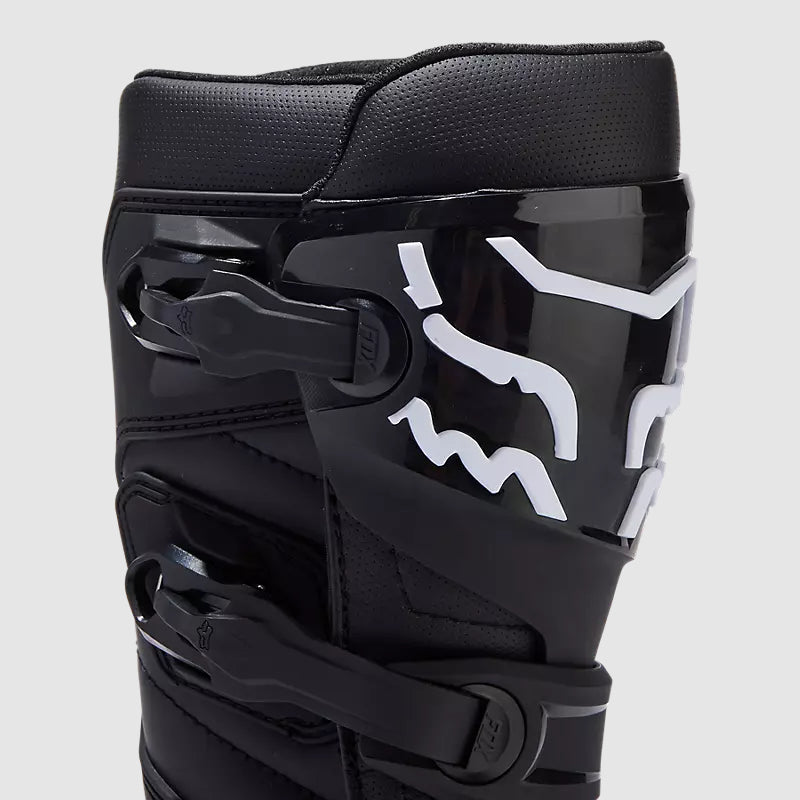 Botas Moto Niño Comp Negro/Blanco Fox - Rideshop