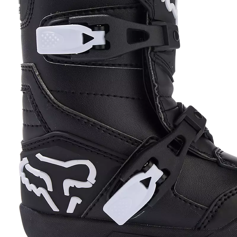 FOX Botas Moto Infantil Comp Negro - Rideshop