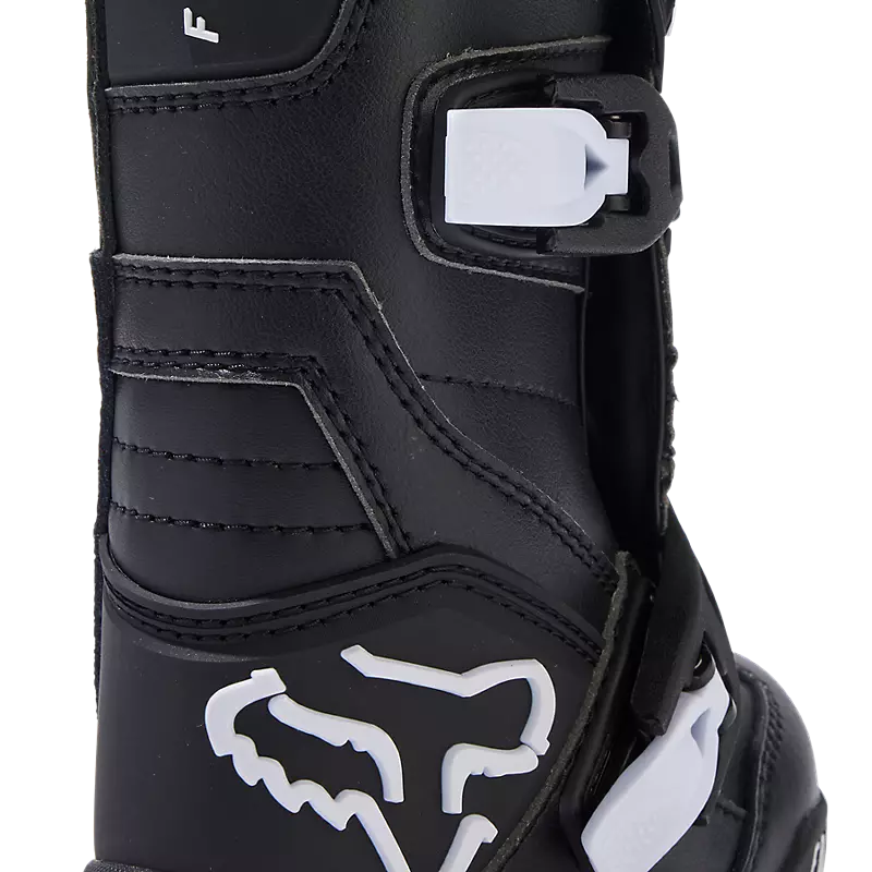 FOX Botas Moto Infantil Comp Negro - Rideshop