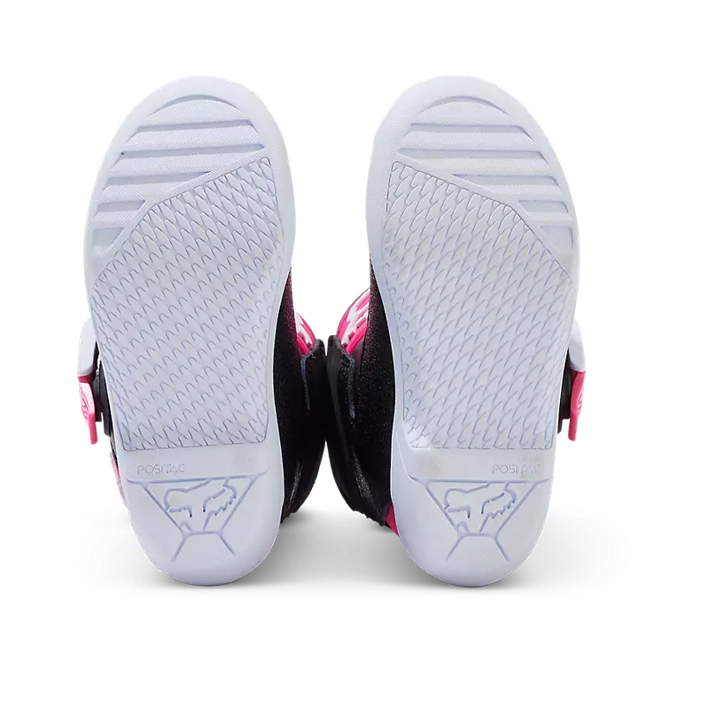 FOX Botas Moto Infantil Comp Negro/Rosado - Rideshop