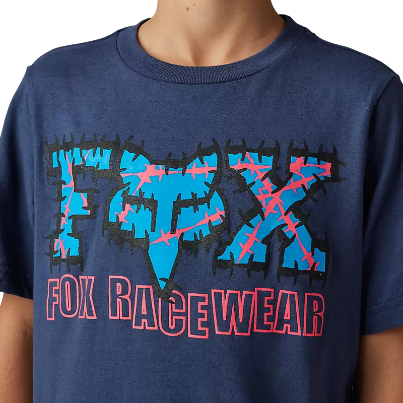 FOX Polera Lifestyle Niño Barb Wire II Azul Oscuro - Rideshop