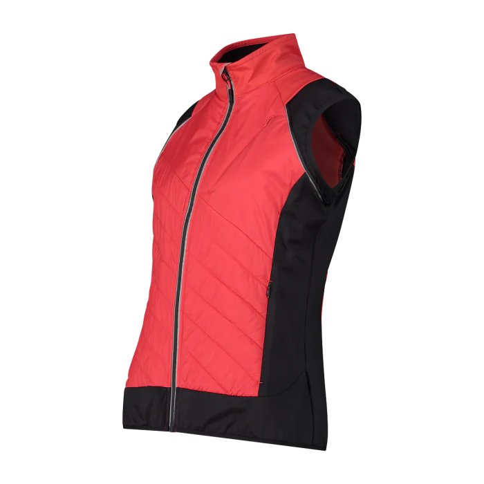 Chaqueta Mujer Hybrid con Mangas Desmontables Campagnolo Corallo