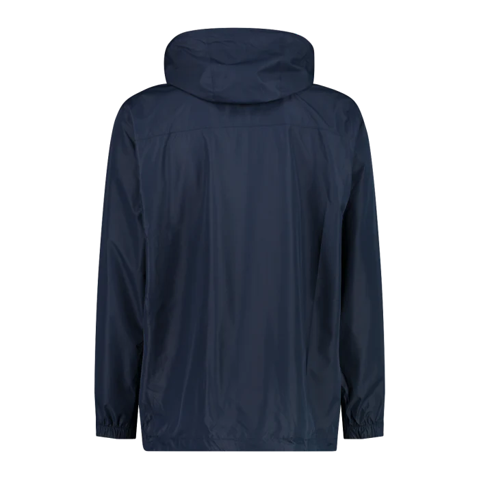 Chaqueta Hombre Impermeable con Gorro Desmontable Campagnolo Black Blue