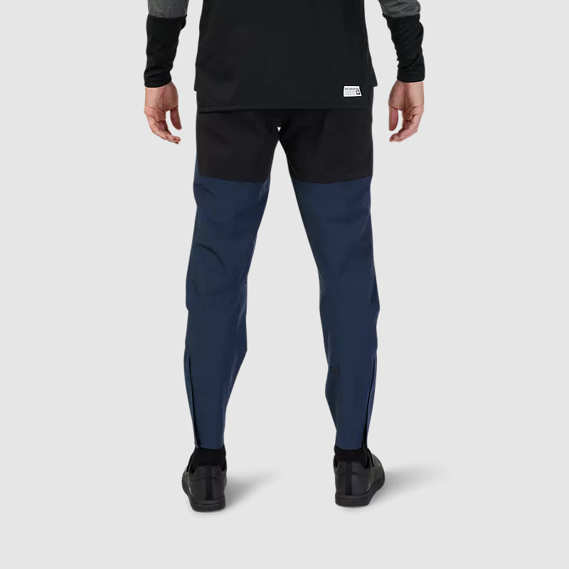 Pantalon Bicicleta Defend Impermeable 3L Azul Marino Fox - Rideshop