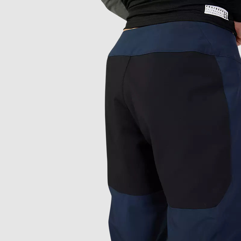 Pantalon Bicicleta Defend Impermeable 3L Azul Marino Fox - Rideshop