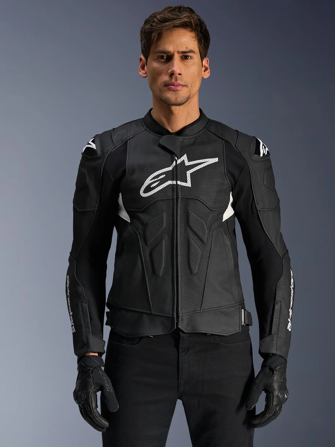Chaqueta De Cuero Alpinestars Dusk Airflow
