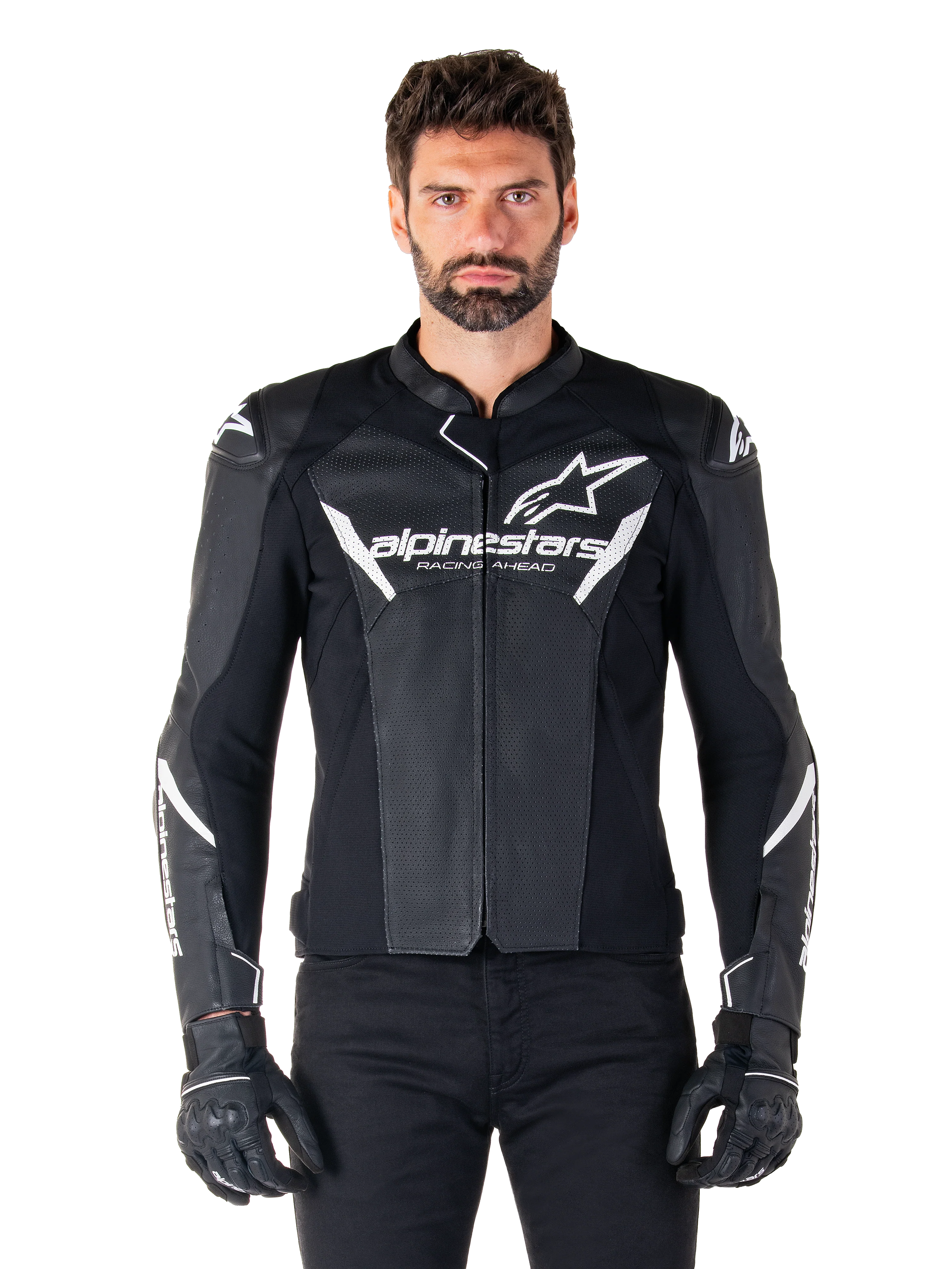 Chaqueta Moto Alpinestars Faster V3 Airflow Cuero
